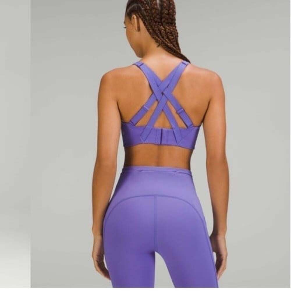 Lululemon Energy Bra, High Support, Purple- “Charged Indigo”, 32DDD